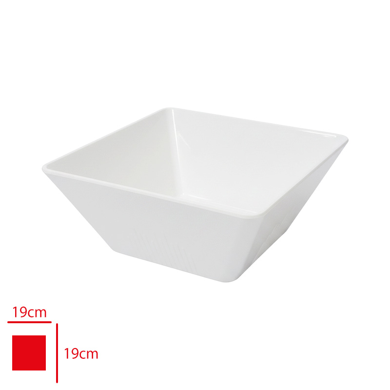 ATLAS ACIK BUFE SUNUM KASESI KARE BEYAZ 19X19X8 CM 726