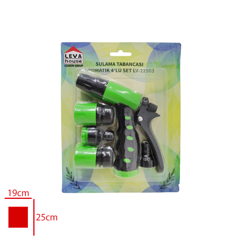 SULAMA TABANCASI OTOMATIK 4 LU SET LV-22503