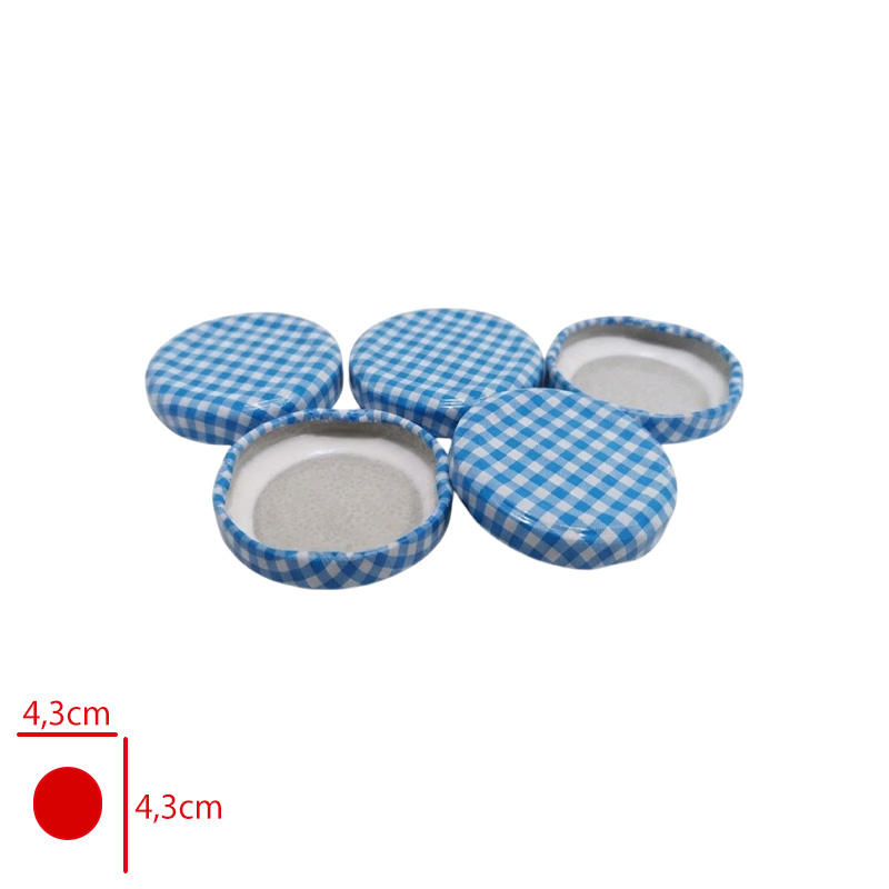 KAVANOZ KAPAGI DESENLI 43 MM