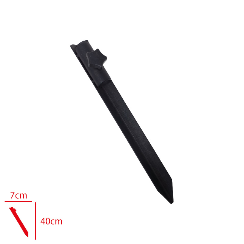 SEMSIYE KAZIGI METAL SIYAH 40 CM