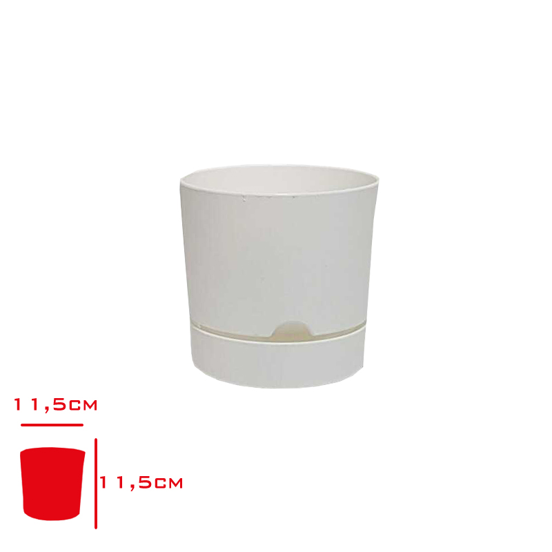 POLIWORK SAKSI BEGONYA 12 CM BEYAZ B-12BY