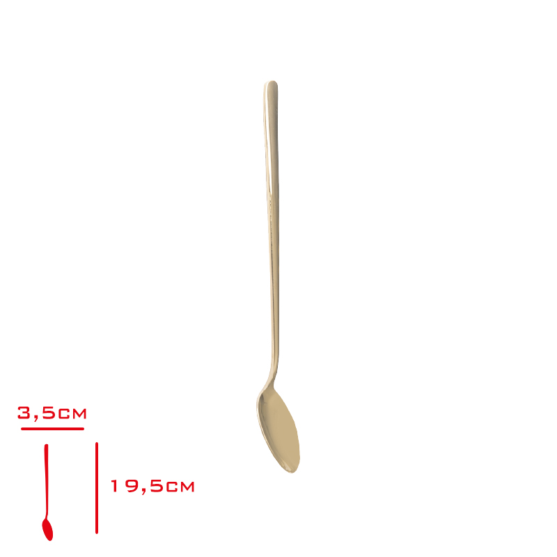 EVMONI KOKTEYL KASIGI 22 CM ALTIN EVM-01052