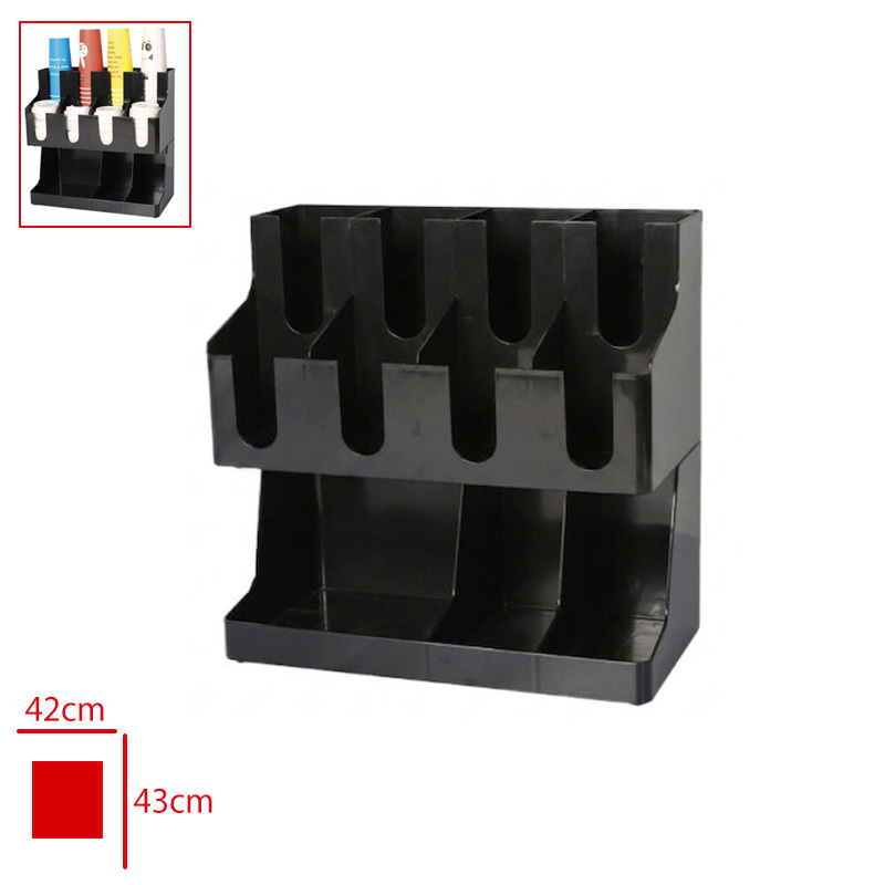 BIRADLI PLASTIK KARTON BARDAK STANDII & ORGANIZATOR 41*21*40 GRV-KBS-03