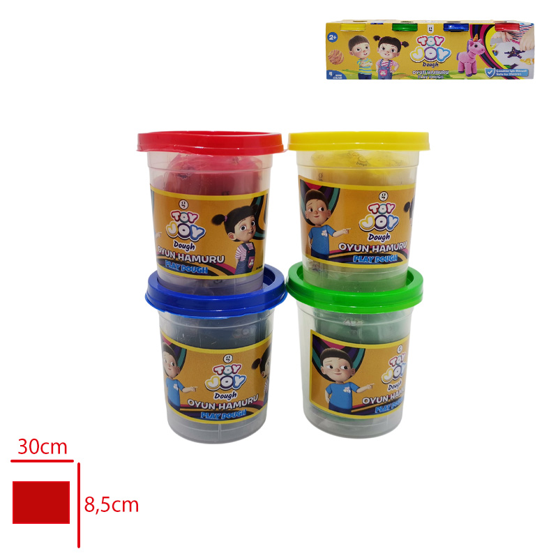 GLOBAL TOY JOY DOUGH OYUN HAMURU 4 LU 120 GR GLB-1226