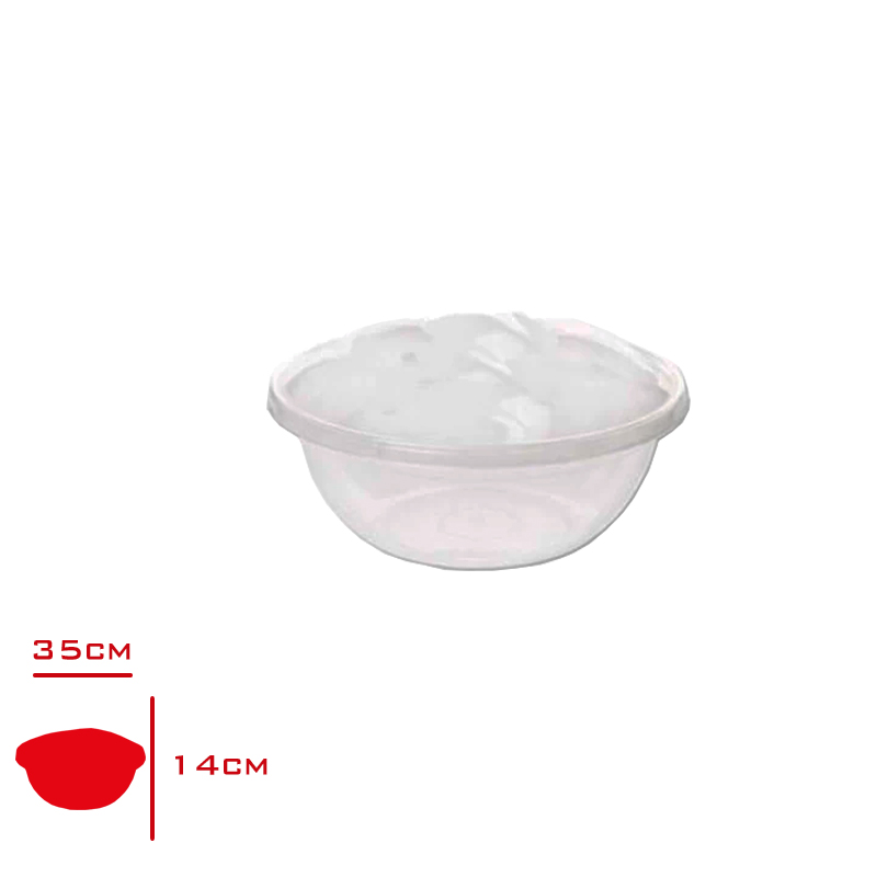 SAGLIK EKMEK KAZANI 4 NO 8 LT SEFFAF SP-154