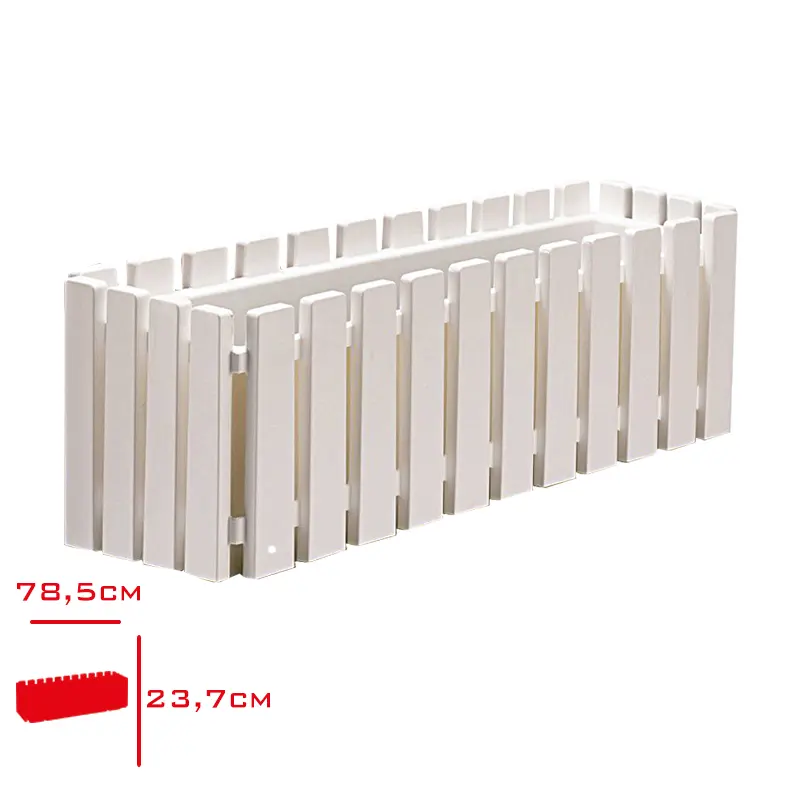 POLIWORK BALKON SAKSI AKASYA CIT 80 CM BEYAZ AC-B80BY
