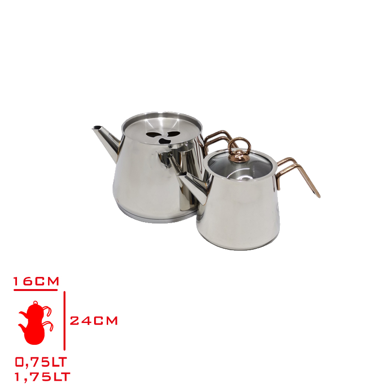 AKDENIZ CAYDANLIK ORTA ALTIN KULP PIRAMIT 304 AKD507