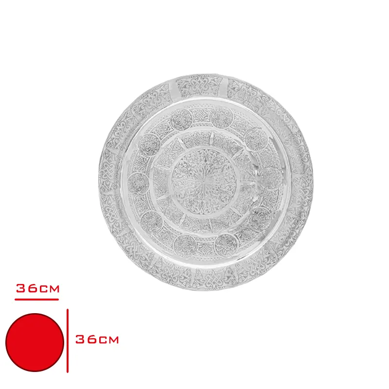 CELIK SUNUM TEPSISI 4 KISILIK 36 CM NRC-3627