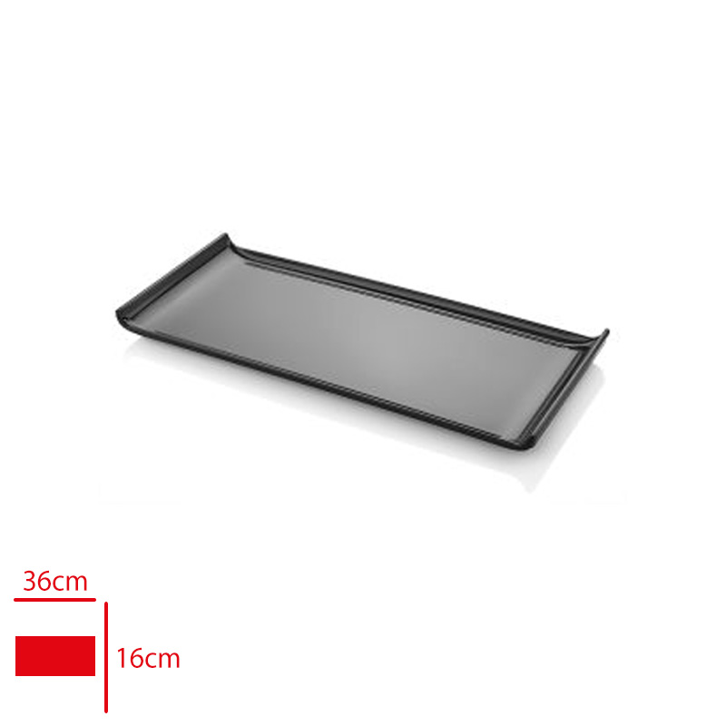 ATLAS BATON SUNUM SERVIS SIYAH 36X16 CM S452