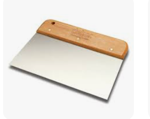 Dekor Geniş Spatula 22 cm Ahşap Saplı