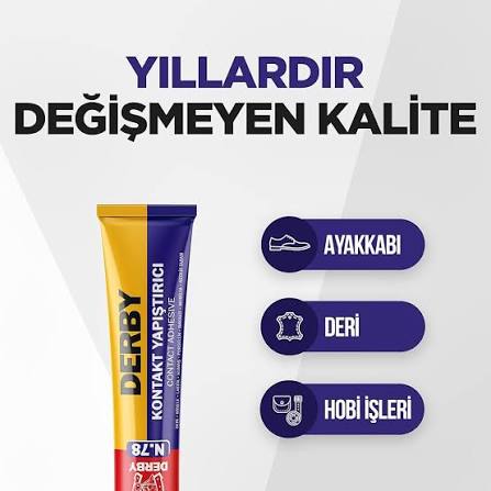Derby N78 Kontak Yapıştırıcı Paketli 40gr