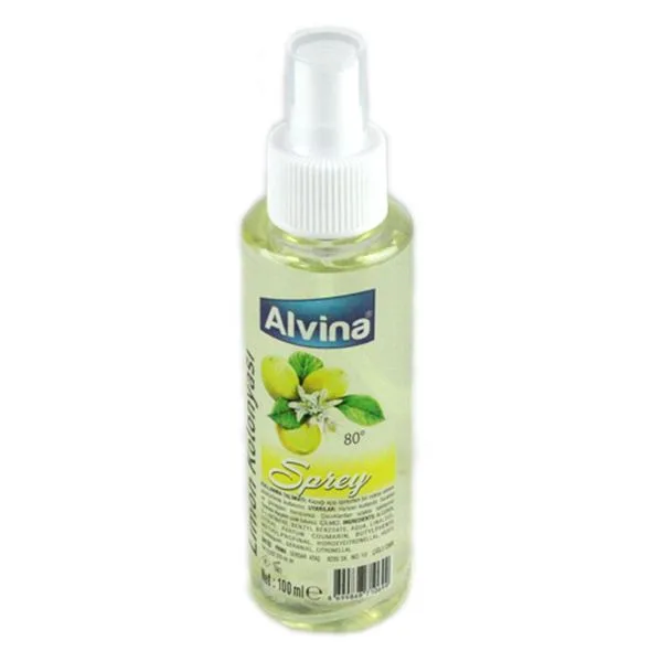Kolonya Alvina 80 Derece Limon 100 Ml Sprey
