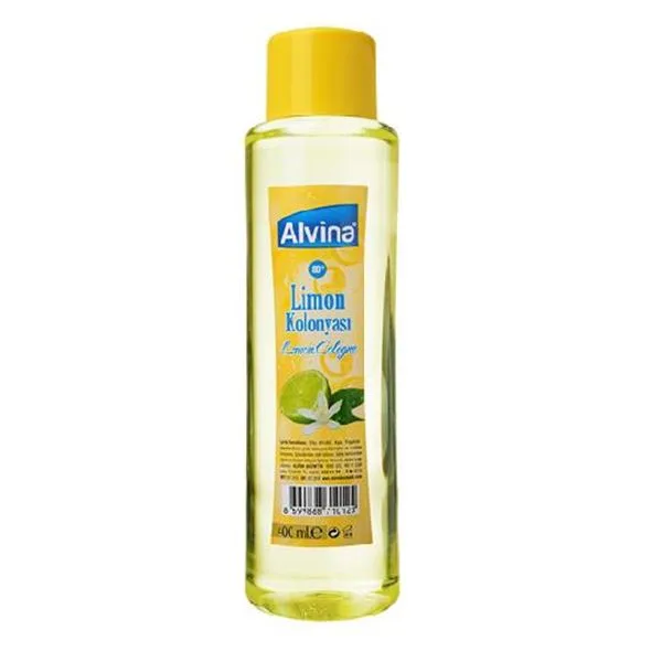 Kolonya Alvina 80 Derece Limon 400 Ml