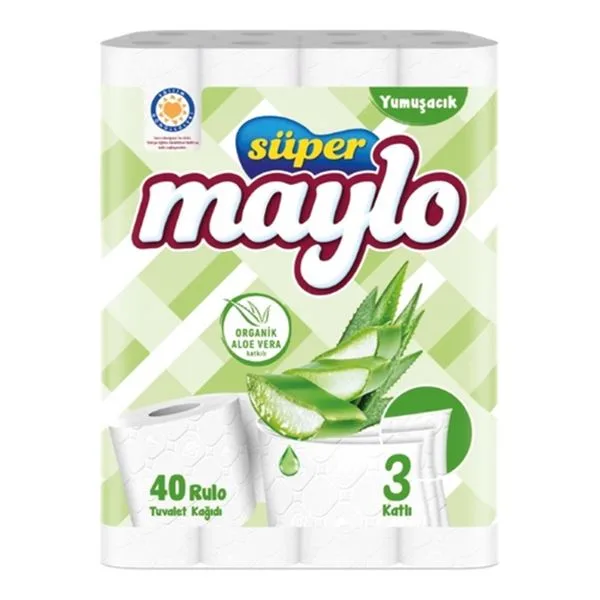 Tuvalet Kağıdı Maylo 3 Katlı 40Lı