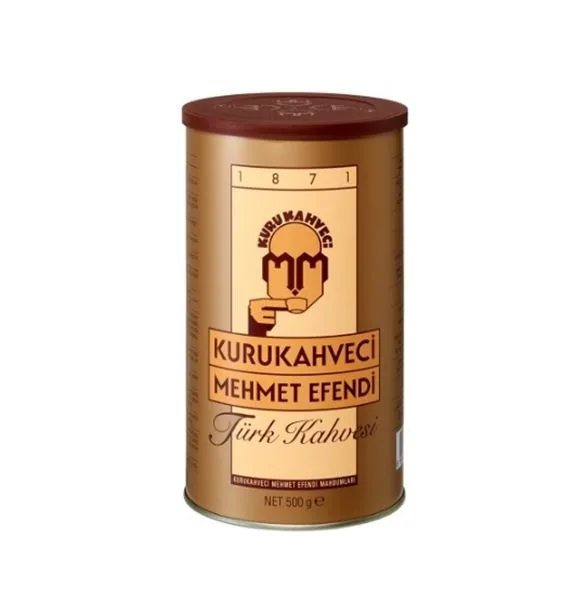 Kahve Türk Mehmetefendi Teneke Kutu 500 Gr