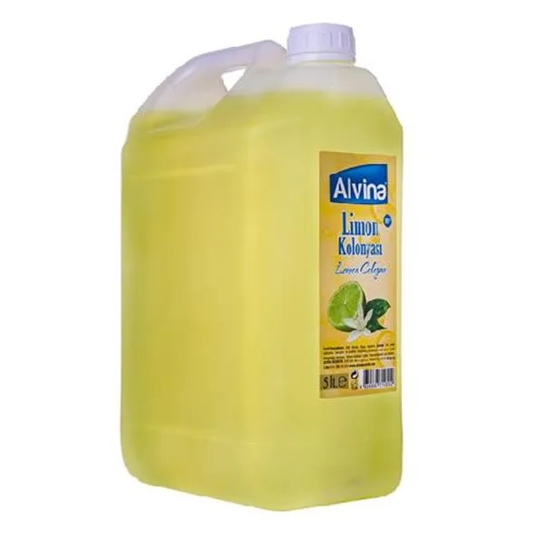 Kolonya Alvina 80 Derece Limon 5000 Ml