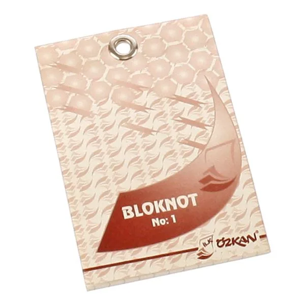 Cep Bloknot No:1 Kapsüllü M0807 Karton Kapak Kareli