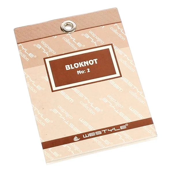 Cep Bloknot No:2 Kapsüllü M0808 Karton Kapak Kareli