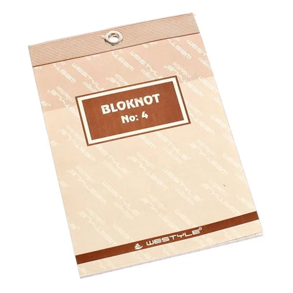 Cep Bloknot No:4 Kapsüllü M0810 Karton Kapak Kareli