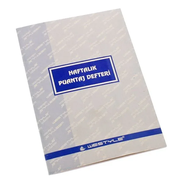 Haftalık Puantaj Defteri M0752