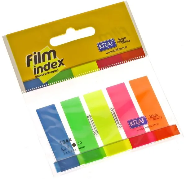 Index Plastik 5 Renk Kraf 1344