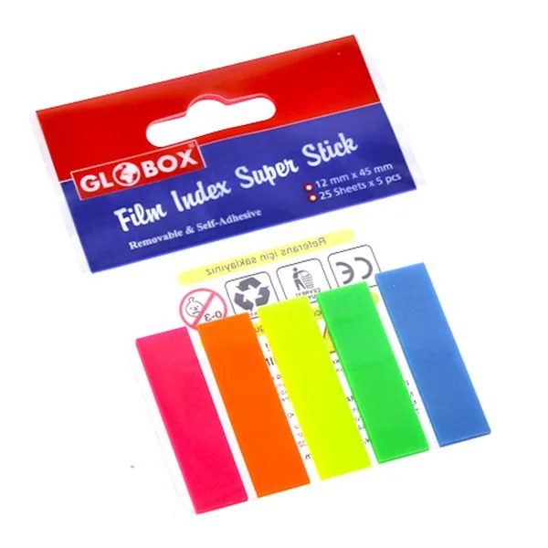 Index Plastik 5 Renk Globox 6638