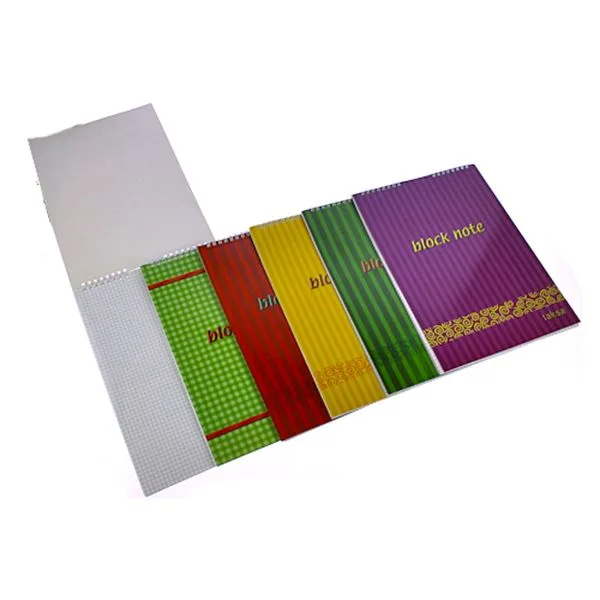 Masa Bloknot A4 Spiralli Taksa 030102 Karton Kapak Kareli 40 Yp