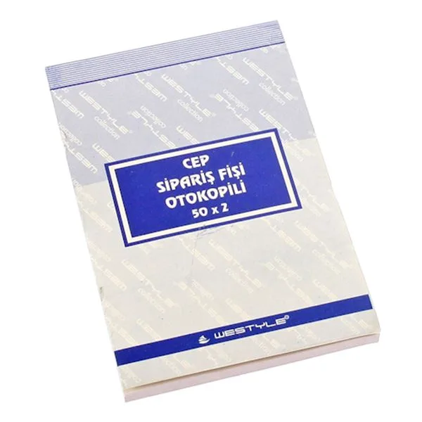 Sipariş Fişi Cep M1215 2 N Otokopili(1216