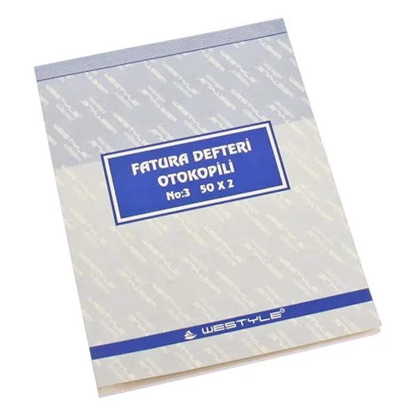Fatura Defteri No.3 M0670 2 N Otokopili