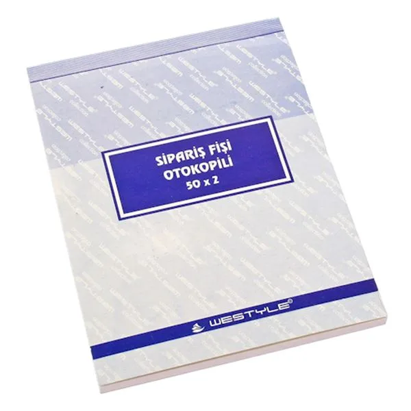 Sipariş Fişi Küçük M0738 2 N Otokopili(0559