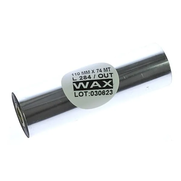 Barkod Makinası Ribonu Wax L284/Out 110Mmx74mt 030623