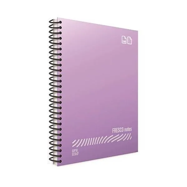 Spiralli Defter A4 Gıpta 4899 Fresco Pp Kapak Çizgili 80 Yp