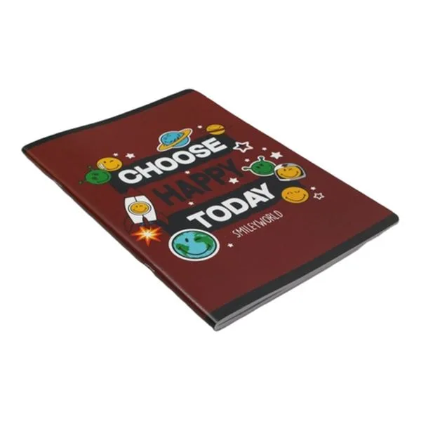 Okul Defteri A4 Umur Smiley World Smsp-Pp-A460-Ç Pp Kapak Çizgili 60 Yp