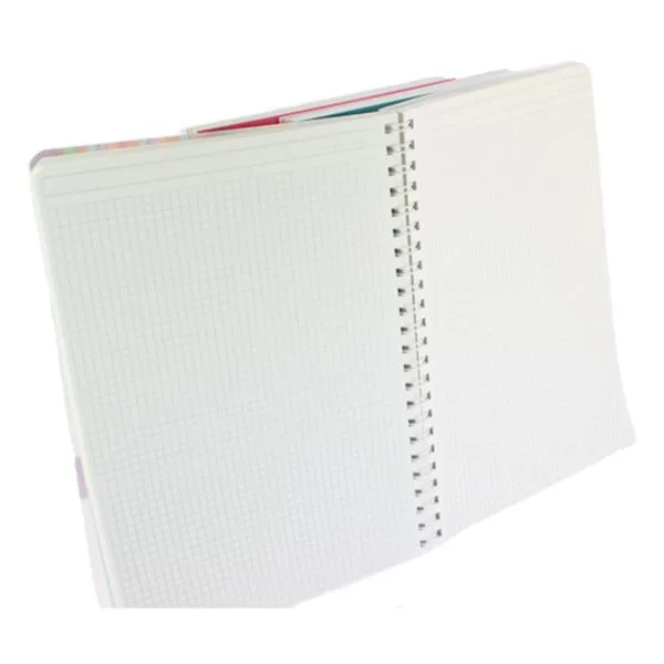 Spiralli Defter A4 Taksa 103493 Natural Pearl Pp Kapak Kareli 160 Yp
