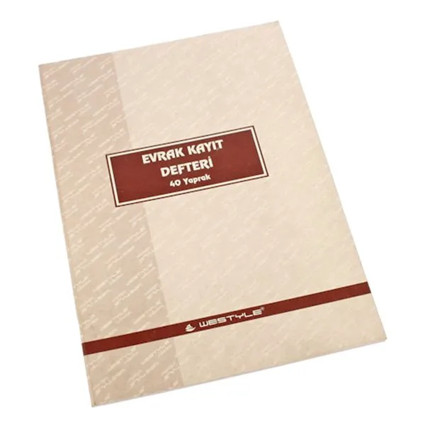 Evrak Kayıt Defter M0916 Karton Kapak 40 Yp