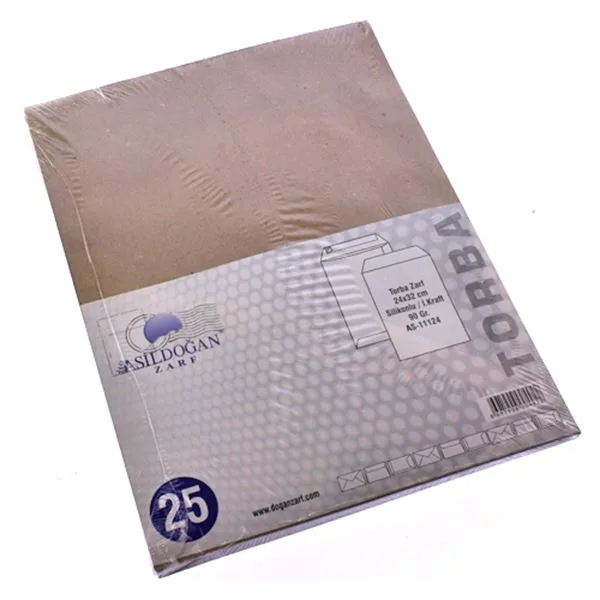 Torba Zarf 24X32 Asil Silikonlu 90 Gr Kraft 25 Li As-11124