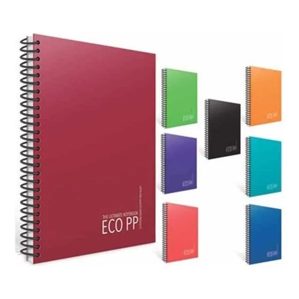 Spiralli Defter A4 Gıpta 6392 Eko Pp Kapak Düz 100 Yp