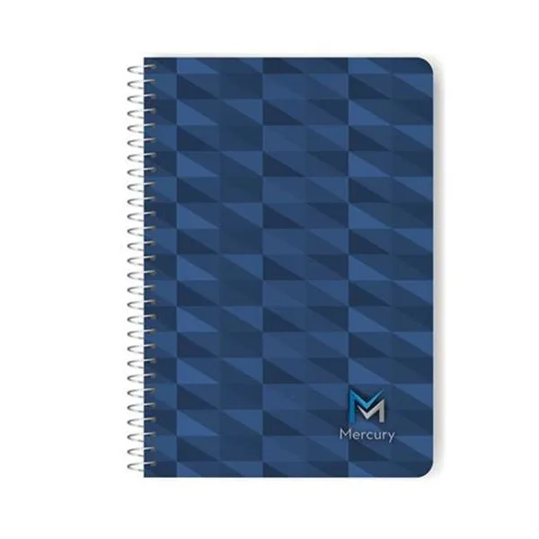 Spiralli Defter 17X24 Elma Elm035 Mercury Sert Kapak Çizgili 140 Yp
