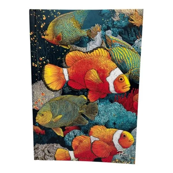 Ciltli Defter 14X20 Prestij Prj-050 Deniz Serisi Sert Kapak Çizgili