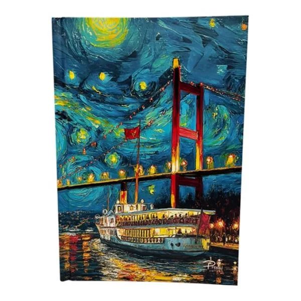 Ciltli Defter 14X20 Prestij Prj-047 Istanbul Serisi Sert Kapak Çizgili