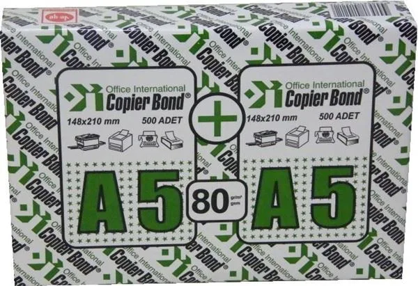Fotokopi Kağıdı A5 Vege Copierbond 80 Gr 1000 Li
