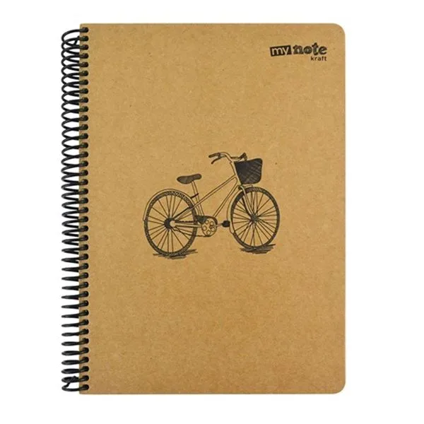 Spiralli Defter 18,5X25,5 Umur Mynote Kraft Uc37009-Ç Sert Kapak Çizgili 100 Yp