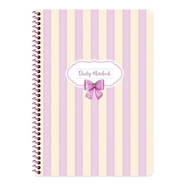 Spiralli Defter A4 Keskin Color 386711-99 Kurdele Karton Kapak Çizgili 80 Yp