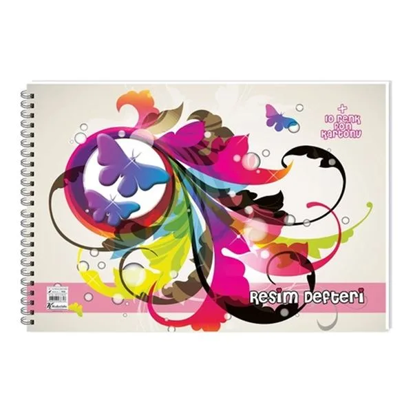 Resim Defteri 25X35 Keskin Color 301510-99 Fon Kartonlu 10+10 Yp