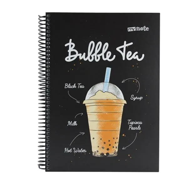 Spiralli Defter 18,5X25,5 Umur Mynote Coffe 100-K Sert Kapak Kareli 100 Yp
