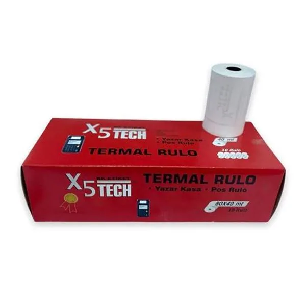 Termal Rulo 80X30 X5tech 10 Lu