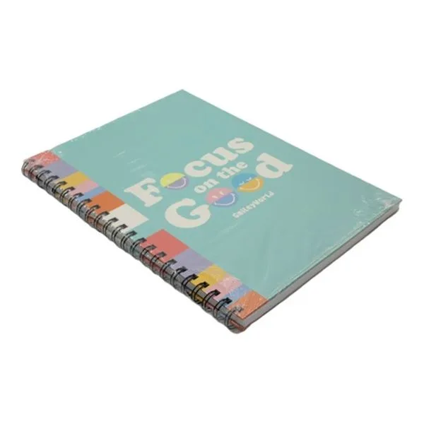 Spiralli Defter A4 Umur Smiley World Smdc-Sk-A4100-Ç Sert Kapak Çizgili 100 Yp