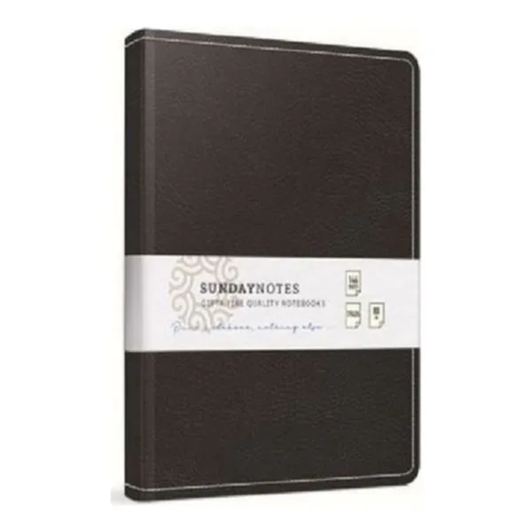 Ciltli Defter 17X24 Gıpta 6066 Sunday Notes Deri Kapak Kareli 140 Yp