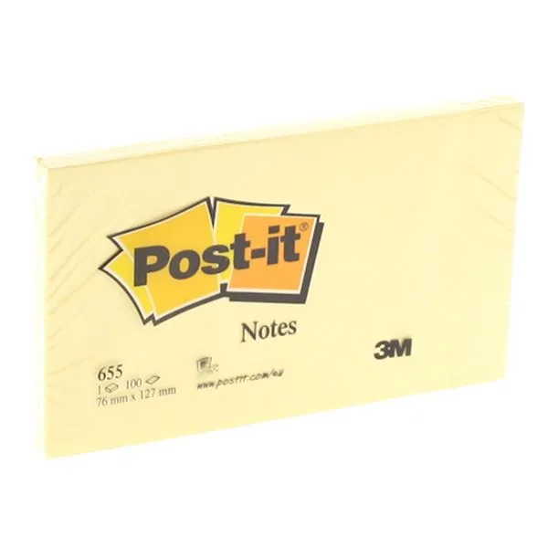 Yapışkan Not Kağıdı 76X127 Post-It 655 Sarı