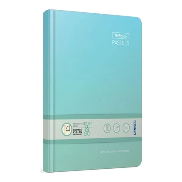 Ciltli Defter 20X28 Gıpta 3305 Thebook Pastel Sert Kapak Kareli 200 Yp
